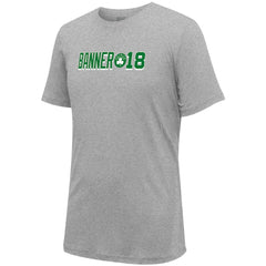 Boston Celtics Stadium Essentials 18-Time NBA Finals Champions Banner 18 Forever T-Shirt Heather Gray - NBA