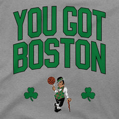 Boston Celtics Stadium Essentials 18-Time NBA Finals Champions We Got 18 Banners T-Shirt Heather Gray - NBA