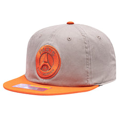 Paris Saint-Germain Fan Ink Wander Snapback Hat Tan/Orange - FIFA World CUP