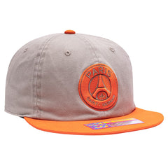 Paris Saint-Germain Fan Ink Wander Snapback Hat Tan/Orange - FIFA World CUP