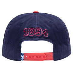 Manchester City Fan Ink Wander Snapback Hat Navy/Red - FIFA World CUP