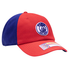 Paris Saint-Germain Fan Ink Male Adult Striker Adjustable Hat Red/Navy - FIFA World CUP