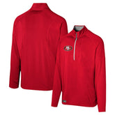 San Francisco 49ers Grind Iron Quarter-Zip Top Scarlet | NFL