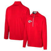 Kansas City Chiefs Grind Iron Quarter-Zip Top Red | NFL