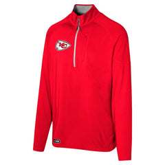 Kansas City Chiefs Grind Iron Quarter-Zip Top Red | NFL