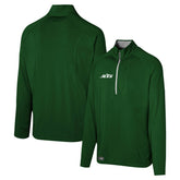 New York Jets Grind Iron Quarter-Zip Top Green | NFL