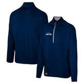 Seattle Seahawks Grind Iron Quarter-Zip Top College Navy | NFL