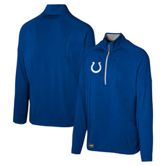 Indianapolis Colts Grind Iron Quarter-Zip Top Royal | NFL