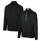 Carolina Panthers Grind Iron Quarter-Zip Top Black | NFL