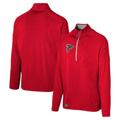 Atlanta Falcons Grind Iron Quarter-Zip Top Red | NFL