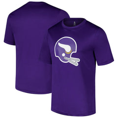 Minnesota Vikings Stadium Retro T-Shirt Purple | NFL