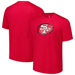 San Francisco 49ers Stadium Retro T-Shirt Scarlet | NFL