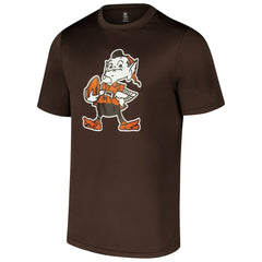 Cleveland Browns Stadium Retro T-Shirt Brown | NFL