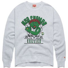 Boston Celtics Homage Unisex 2024 NBA Finals Champions Grateful Dead Tri-Blend Pullover Sweatshirt Ash - NBA