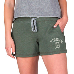 Detroit Tigers Concepts Sport Women's Mainstream French Terry Tri-Blend Shorts - MLB