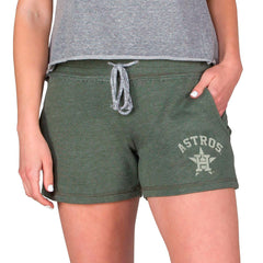 Houston Astros Concepts Sport Women's Mainstream French Terry Tri-Blend Shorts - MLB