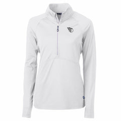 Cleveland Guardians Cutter & Buck Women's Adapt Eco Knit Stretch Recycled Half-Zip DryTec Top - MLB
