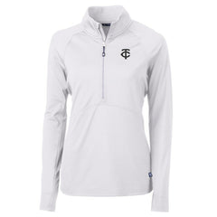 Minnesota Twins Cutter & Buck Women's Adapt Eco Knit Stretch Recycled Half-Zip DryTec Top - MLB