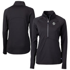 New York Yankees Cutter & Buck Women's Adapt Eco Knit Stretch Recycled Half-Zip DryTec Top - MLB