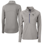 Cleveland Guardians Cutter & Buck Women's Adapt Eco Knit Stretch Recycled Half-Zip DryTec Top - MLB