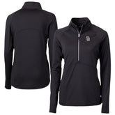 San Diego Padres Cutter & Buck Women's Adapt Eco Knit Stretch Recycled Half-Zip DryTec Top - MLB