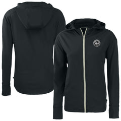 New York Mets Cutter & Buck Women's Daybreak Eco Recycled Full-Zip Hoodie - MLB