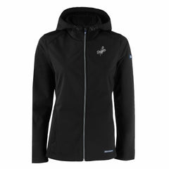 Los Angeles Dodgers Cutter & Buck Women's Evoke Eco Softshell Recycled Full-Zip Hoodie Jacket - MLB