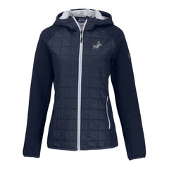 Los Angeles Dodgers Cutter & Buck Women's Rainier Primaloft Eco Full-Zip Hybrid Jacket - MLB