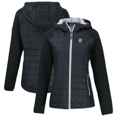 Detroit Tigers Cutter & Buck Women's Rainier Primaloft Eco Full-Zip Hybrid Jacket - MLB