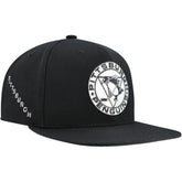 Pittsburgh Penguins Mitchell & Ness Team Snapback Hat - Black - NHL