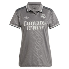 Real Madrid Originals Women's 2024/25 Third Replica Custom Jersey Charcoal | Adidas Online