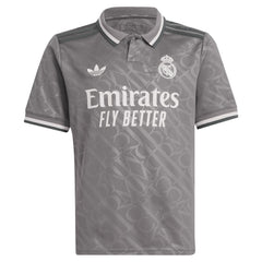Real Madrid Originals Youth 2024/25 Third Replica Custom Jersey Charcoal | Adidas cheap