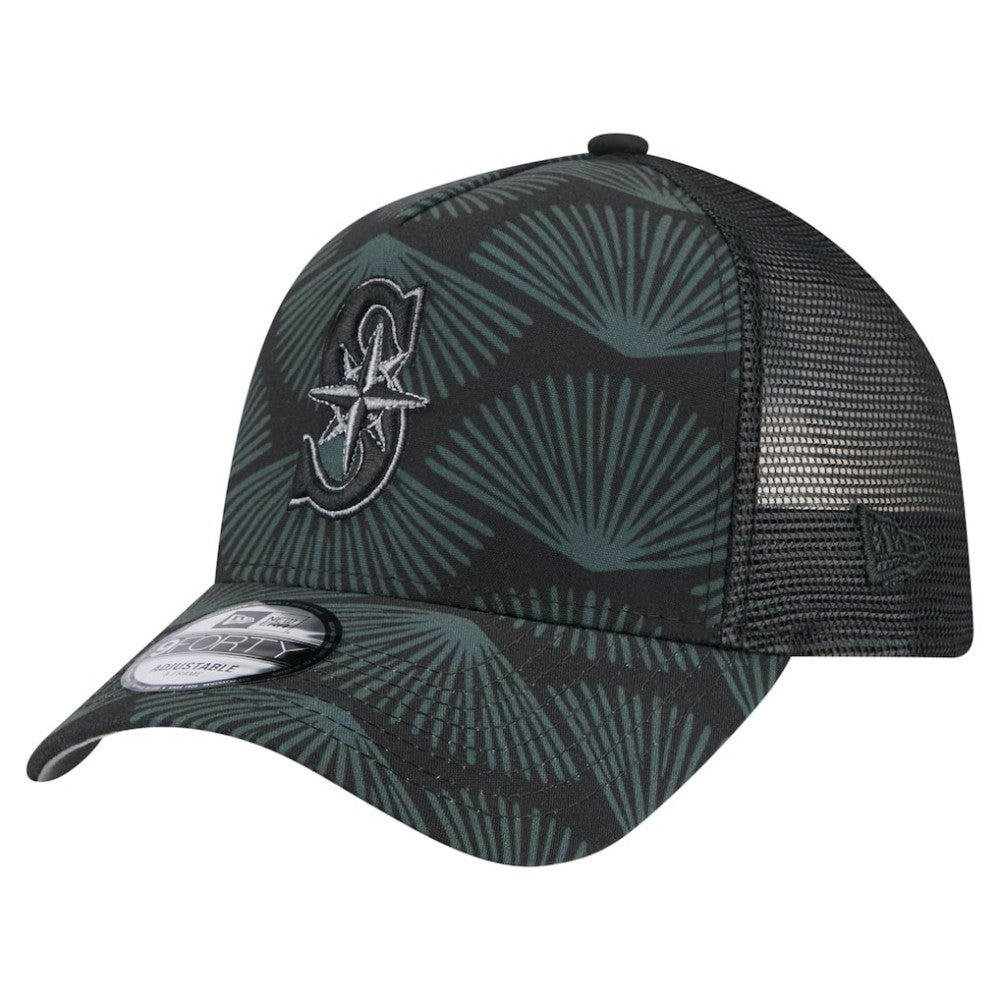 Seattle Mariners New Era 9FORTY A-Frame Trucker Adjustable Hat - MLB
