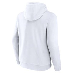 Utah Mammoth Fanatics Draft Logo Pullover Hoodie - White - NHL