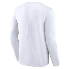 Utah Mammoth Fanatics Secondary Logo Long Sleeve T-Shirt - White - NHL