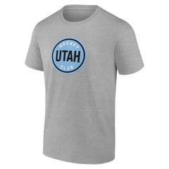 Utah Mammoth Fanatics Draft Logo T-Shirt - Heather Gray - NHL
