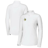 Minnesota Vikings Women's Sport Playa Vista IslandZone Quarter-Zip Jacket White | Tommy Bahama