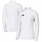 Buffalo Bills Women's Sport Playa Vista IslandZone Quarter-Zip Jacket White | Tommy Bahama
