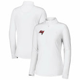 Tampa Bay Buccaneers Women's Sport Playa Vista IslandZone Quarter-Zip Jacket White | Tommy Bahama