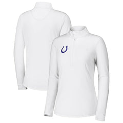 Indianapolis Colts Women's Sport Playa Vista IslandZone Quarter-Zip Jacket White | Tommy Bahama