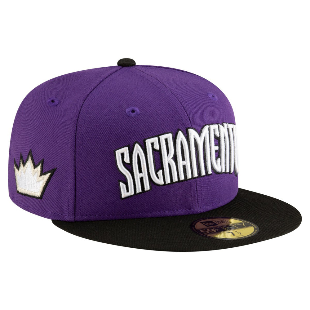 Sacramento Kings 2024/25 Classic Edition Jersey Hook 59FIFTY Fitted Hat Purple/Black - NBA