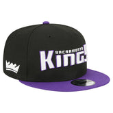 Sacramento Kings Jersey Hook Statement Edition 9FIFTY Snapback Hat Black/Purple - NBA