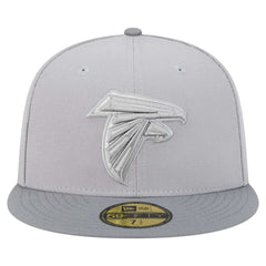 Atlanta Falcons New Era Iron Cloud 59FIFTY Fitted Hat Gray/Graphite | NFL
