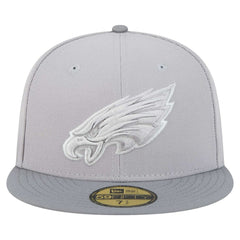 Philadelphia Eagles New Era Iron Cloud 59FIFTY Fitted Hat Gray/Graphite | NFL