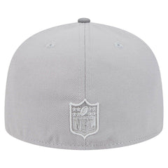 Detroit Lions New Era Iron Cloud 59FIFTY Fitted Hat Gray/Graphite | NFL