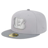 Cincinnati Bengals New Era Iron Cloud 59FIFTY Fitted Hat Gray/Graphite | NFL