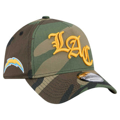 Los Angeles Chargers New Era Mystic Camo A-Frame 9FORTY Adjustable Hat Camo | NFL