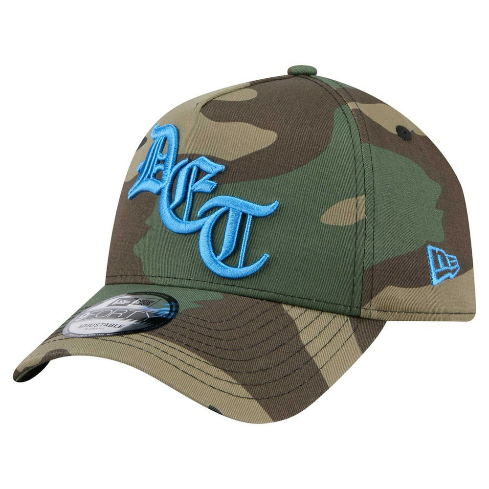 Detroit Lions New Era Mystic Camo A-Frame 9FORTY Adjustable Hat Camo | NFL
