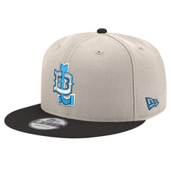 Detroit Lions New Era City Originals 9FIFTY Snapback Hat Cream/Blue | NFL
