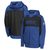 Orlando Magic Youth Authentic On-Court Showtime Performance Full-Zip Hoodie Blue/Black - NBA